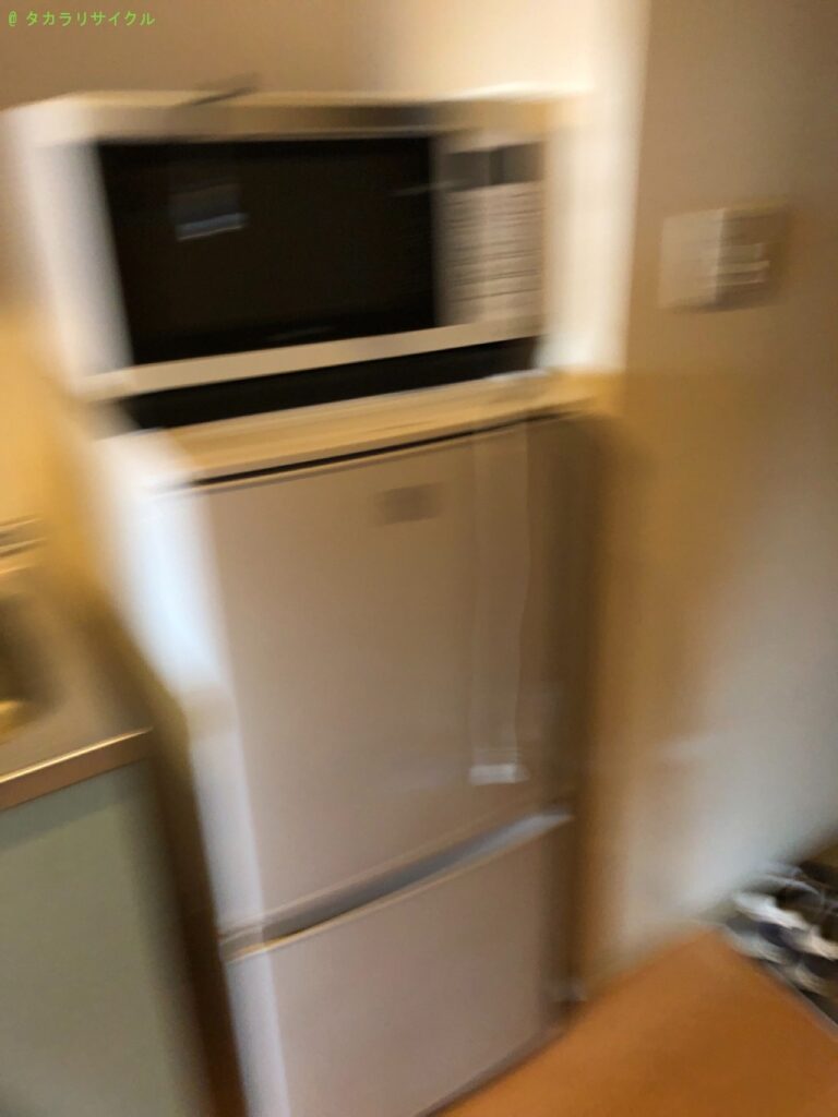 【草津市大路】電子レンジ・冷蔵庫・洗濯機の回収のご依頼者さま